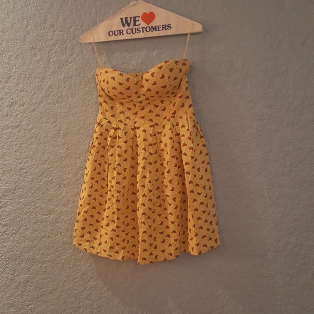 Derek Heart Strapless Sundress